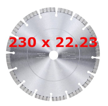 Алмазный диск по бетону 230 мм VOLL LaserTurbo V PREMIUM