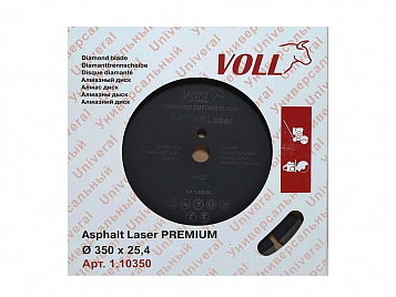 Алмазный диск по асфальту 350 х 25.4 мм VOLL Asphalt Laser PREMIUM