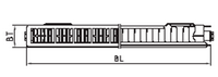 FKO 11. Стальные панельные радиаторы тип 11 (глубина 61 мм)