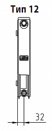 Стальные панельные радиаторы тип 12 (глубина 64 мм)