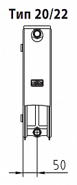 Стальные панельные радиаторы тип 22 (глубина 100 мм)
