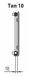 Стальные панельные радиаторы тип 10 (глубина 61 мм)