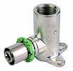  Пресс-водорозетка с фланцем удлиненная латунная SKINPress для металлопластиковых труб